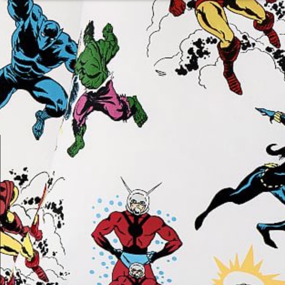 Glow in the Dark Pottery Barn (Twin size) Marvel Sheets